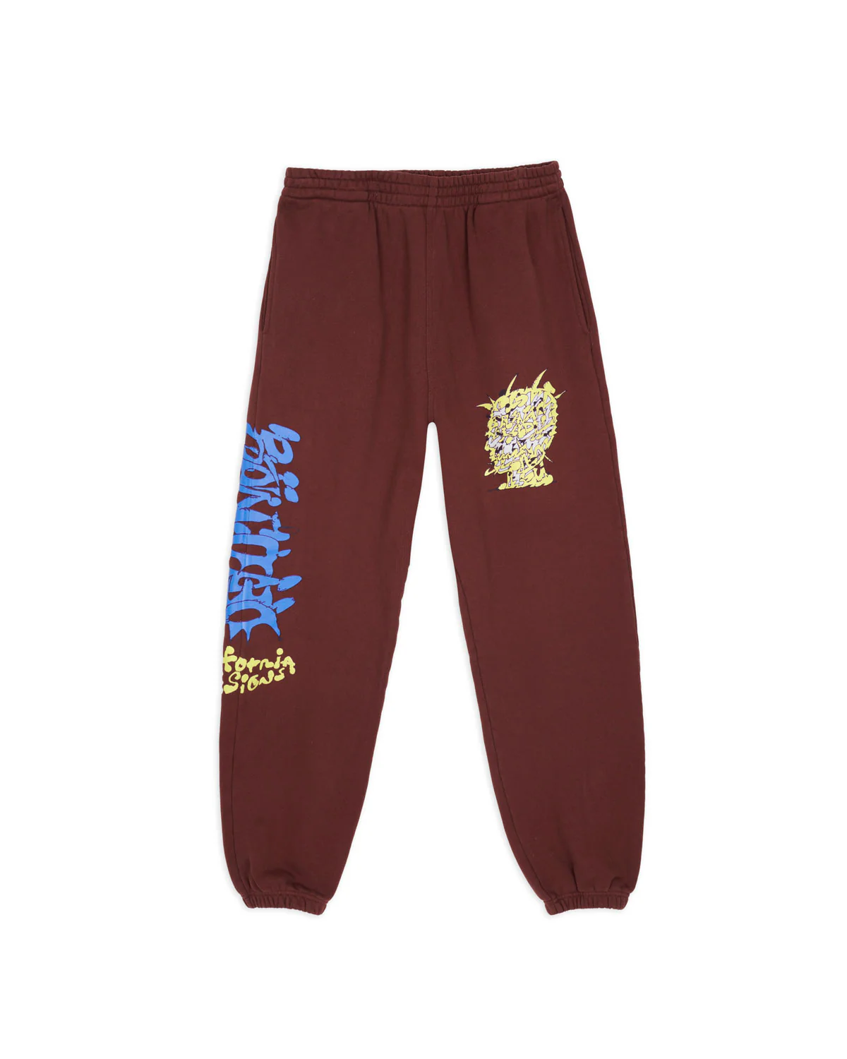 Scrambled Sweatpant - Maroon