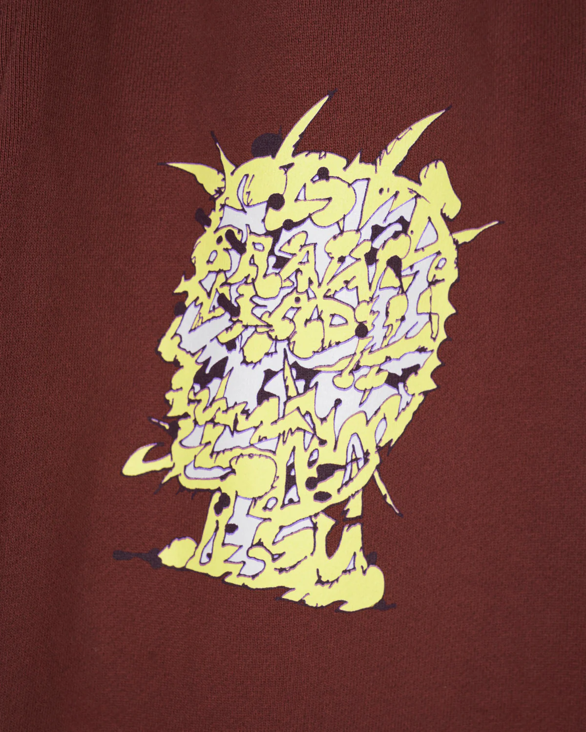 Scrambled Sweatpant - Maroon - Image 3