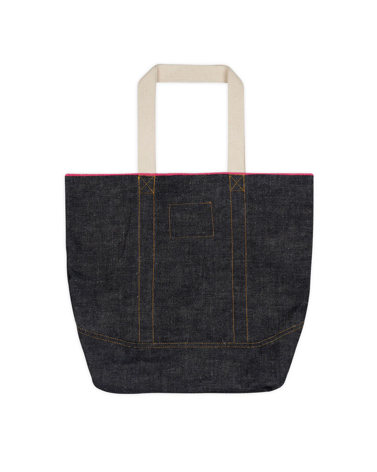 Selvedge Denim Logohead Tote Bag - Indigo - Image 2