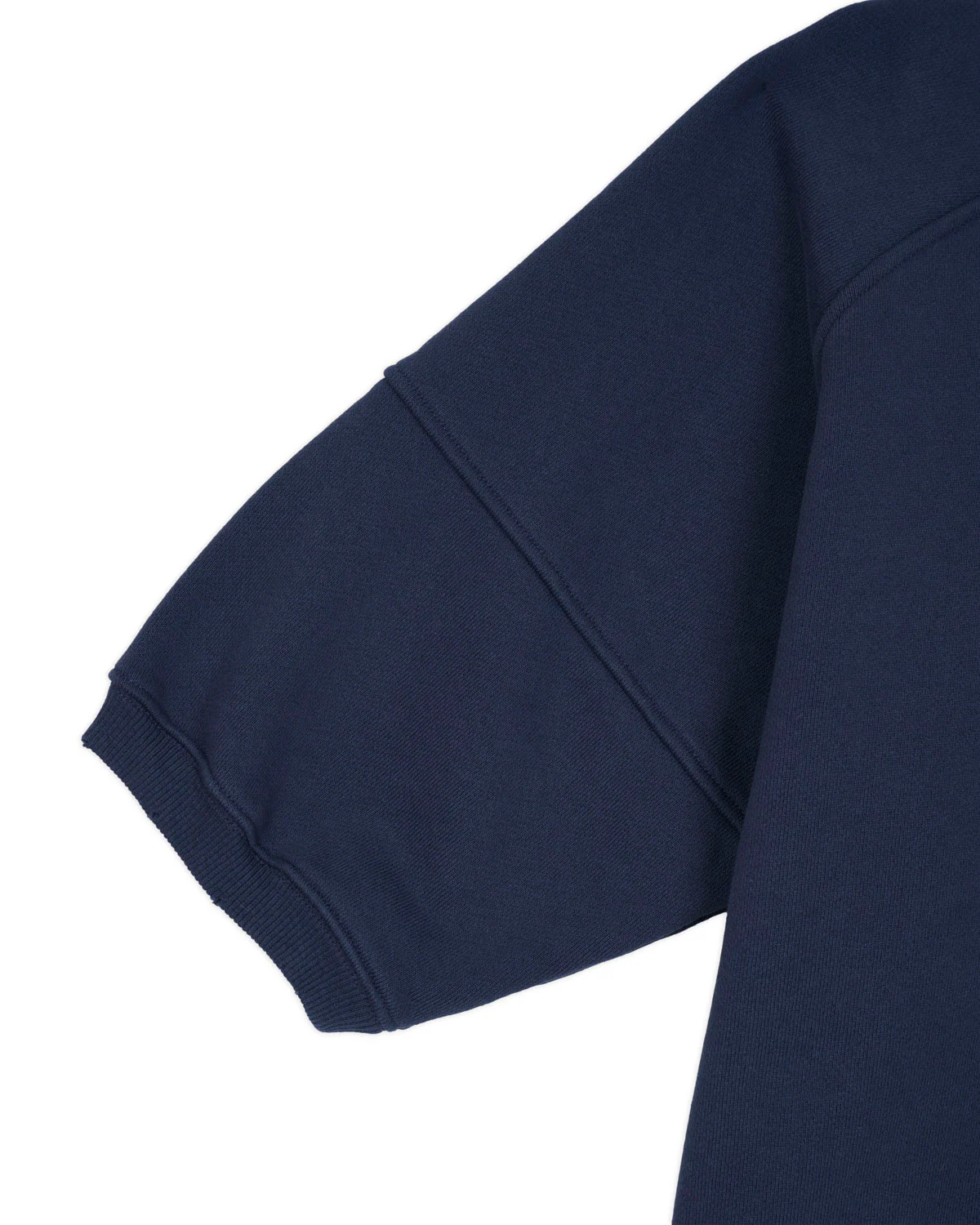 Short Sleeve Crewneck Sweatshirt - Navy - Image 3