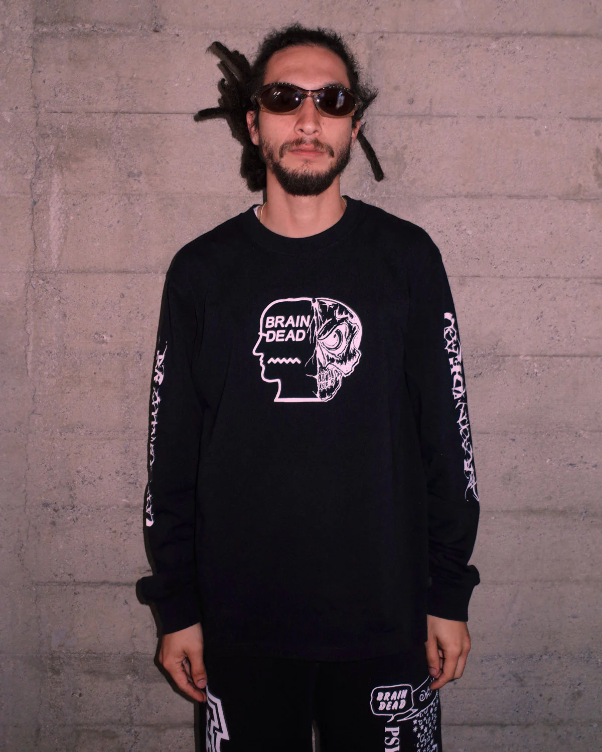 Skull Mech Long Sleeve - Black - Image 6