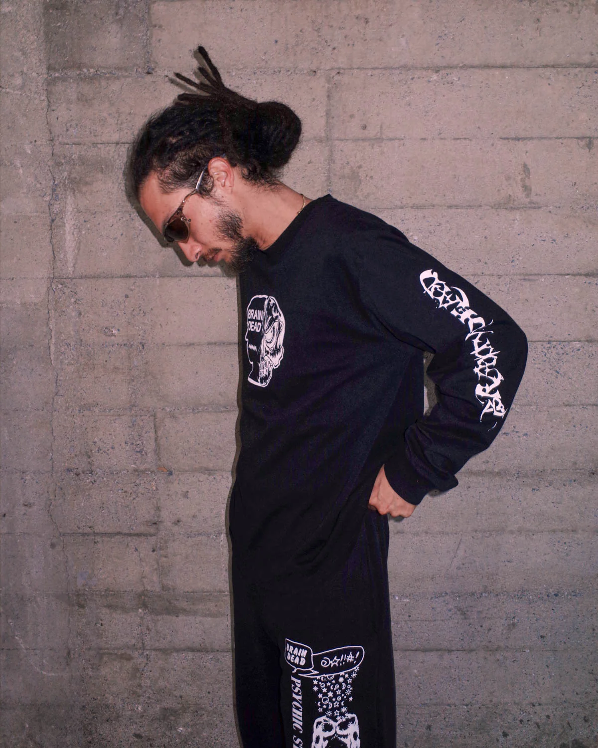 Skull Mech Long Sleeve - Black - Image 7