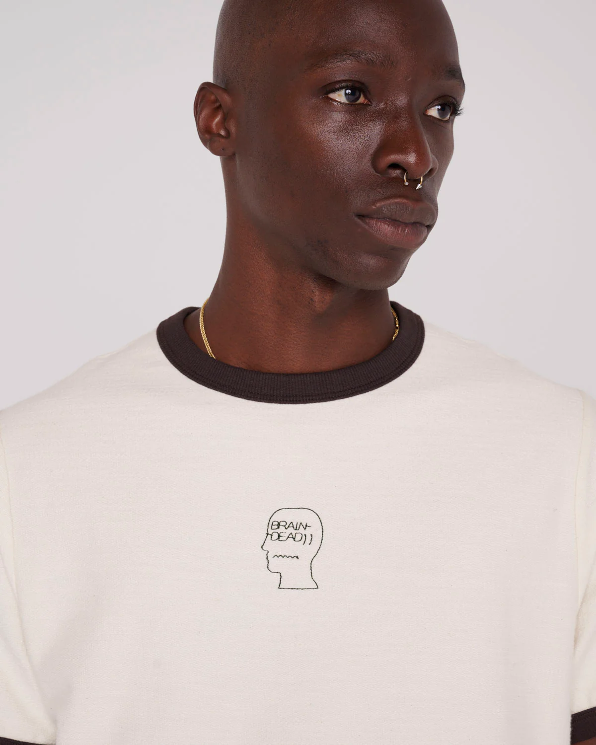 Slubby Ringer T-shirt - Natural - Image 6