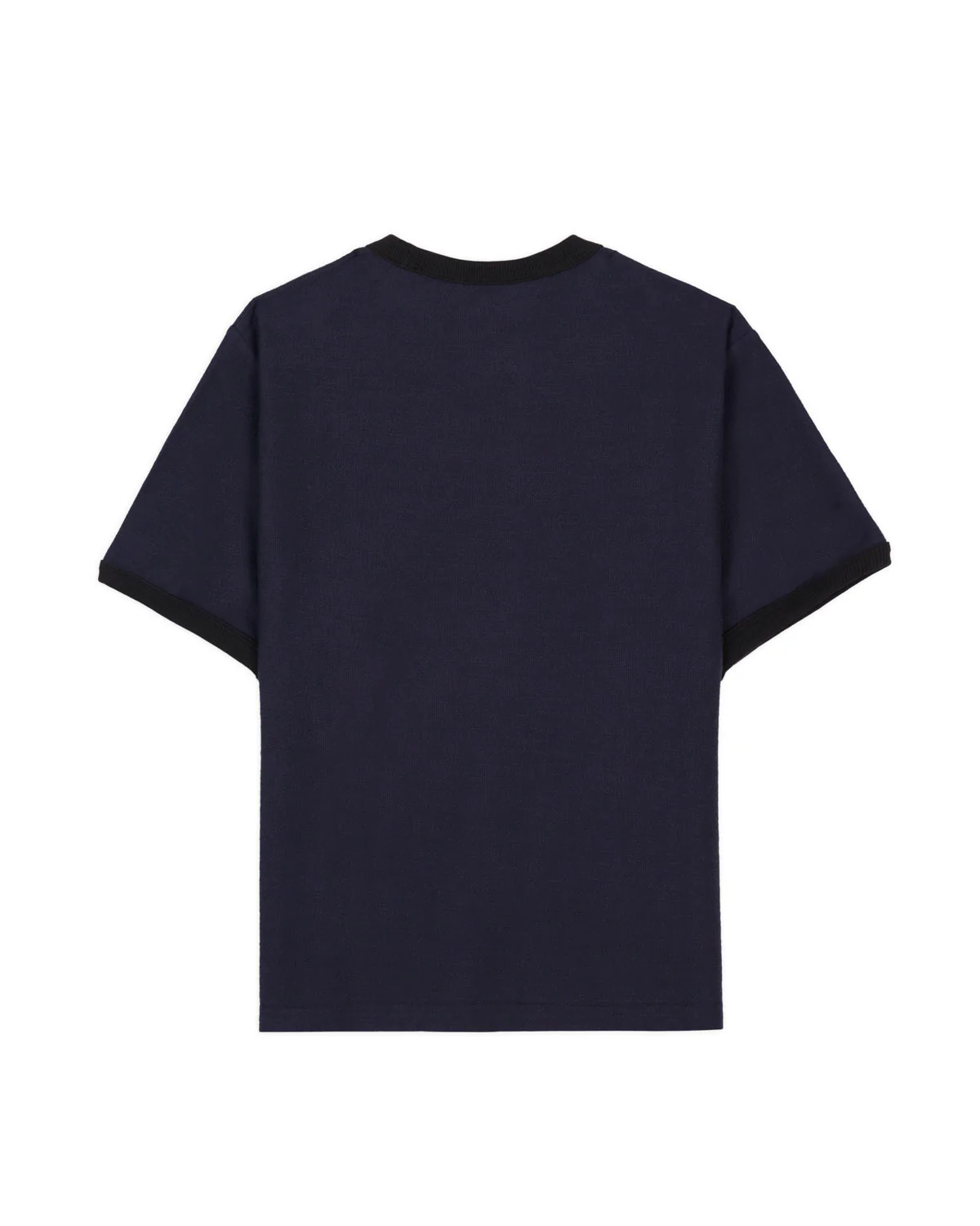 Slubby Ringer T-shirt - Navy - Image 3