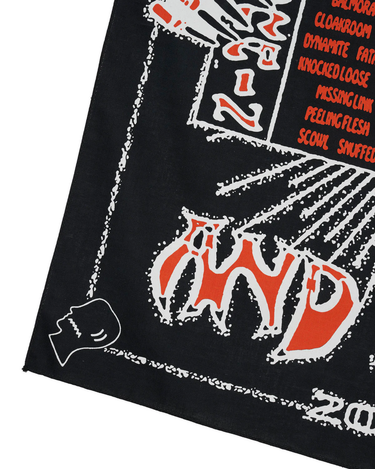 Sound & Fury 2025 Lineup Bandana - Black - Image 2