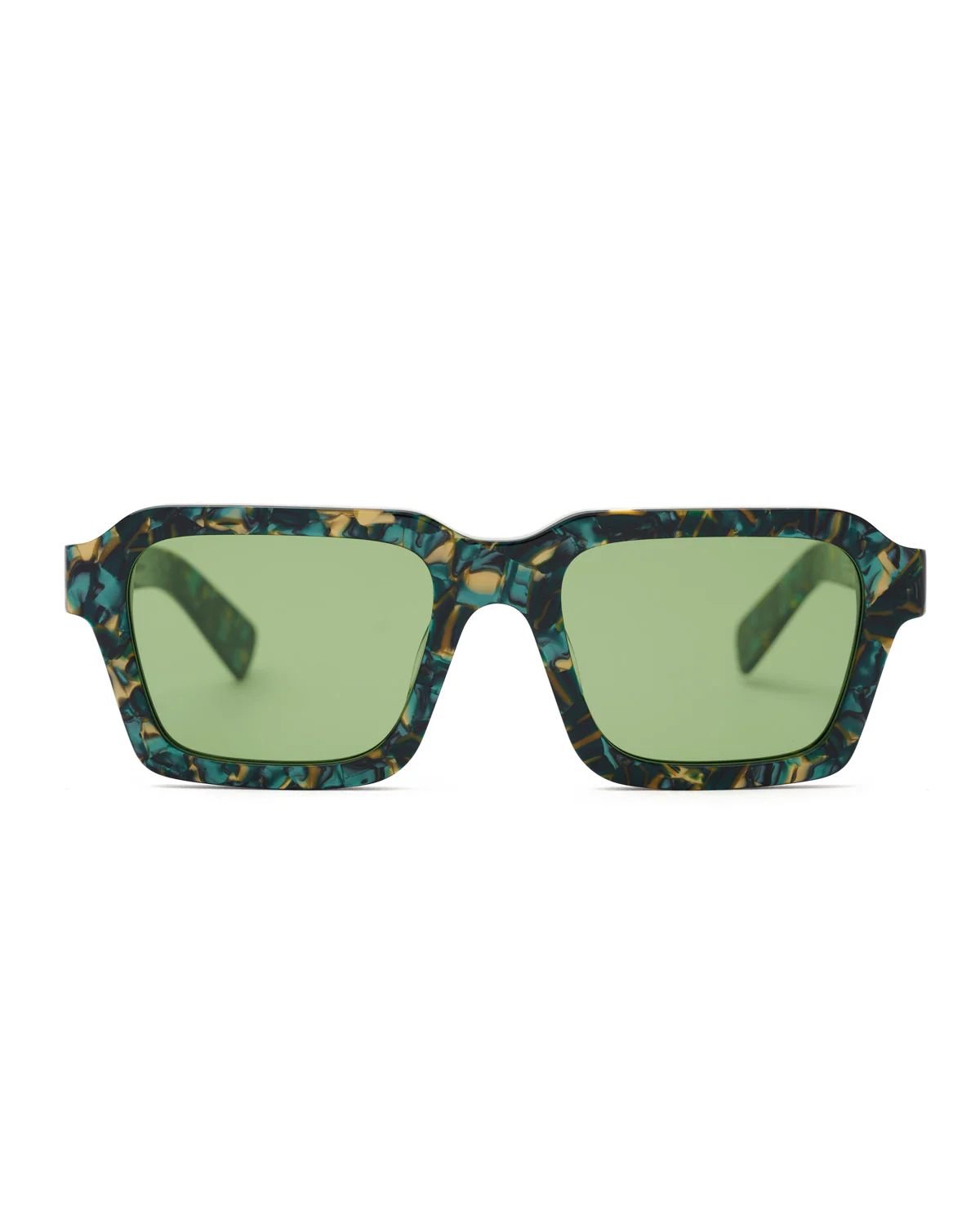 Staunton Post Modern Primitive Eye Protection - Green Granite/Green