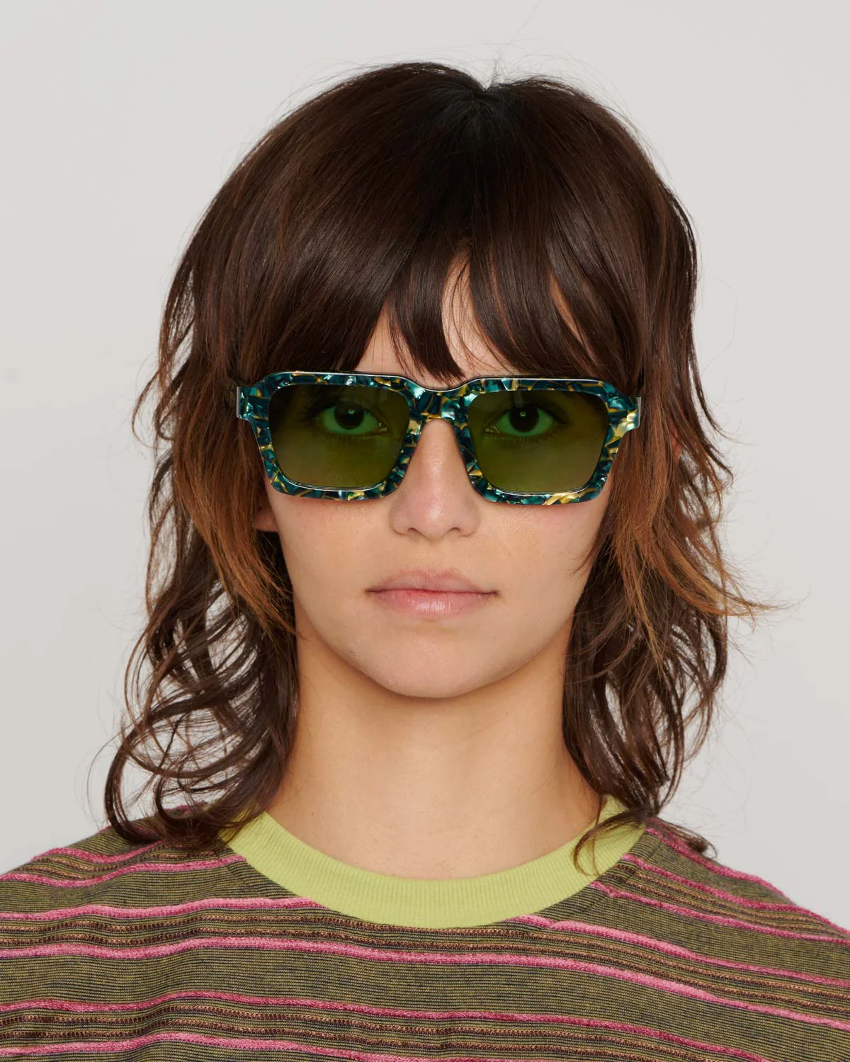 Staunton Post Modern Primitive Eye Protection - Green Granite/Green - Image 3