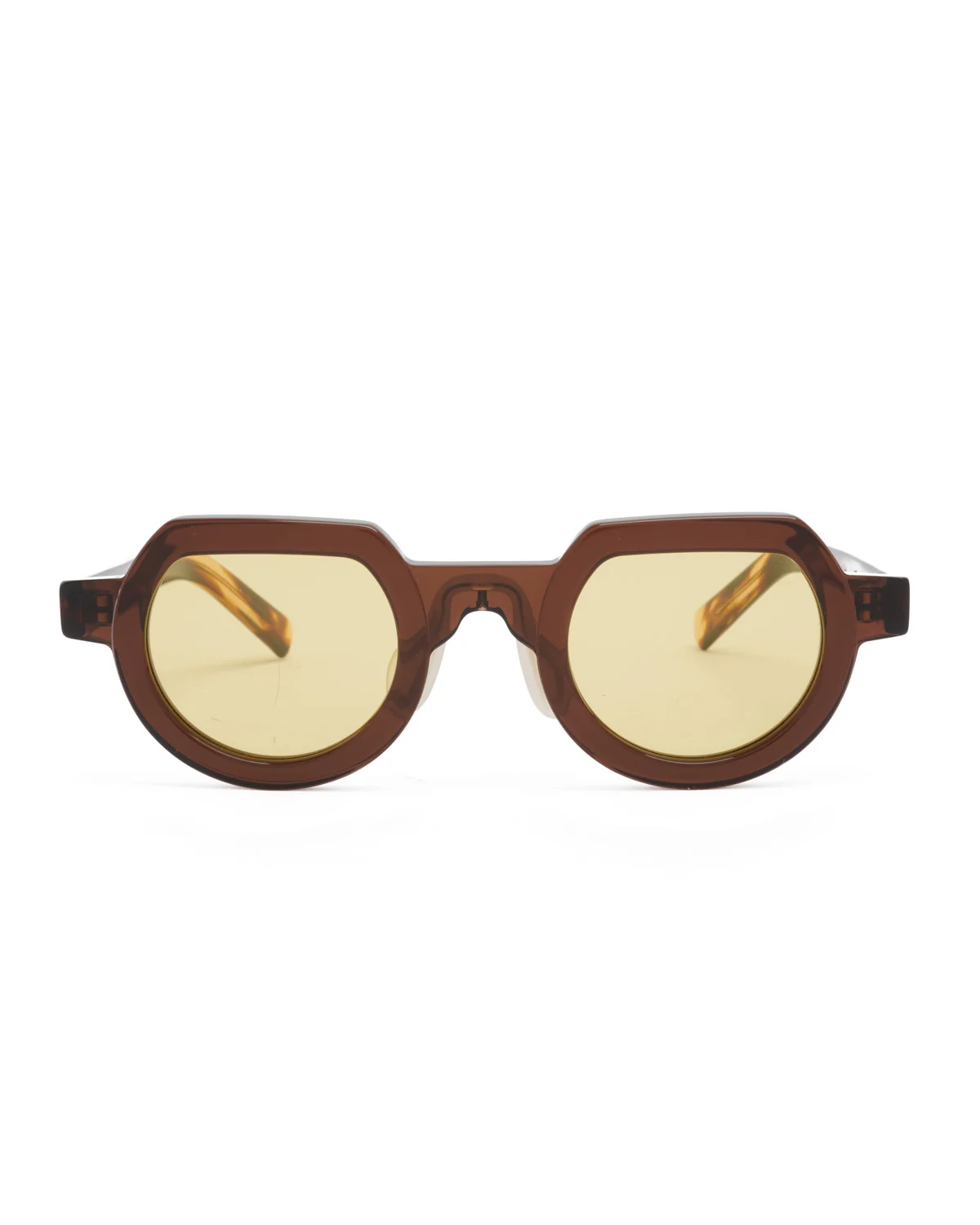 Tani Post Modern Primitive Eye Protection Sunglasses - Havana/Yellow