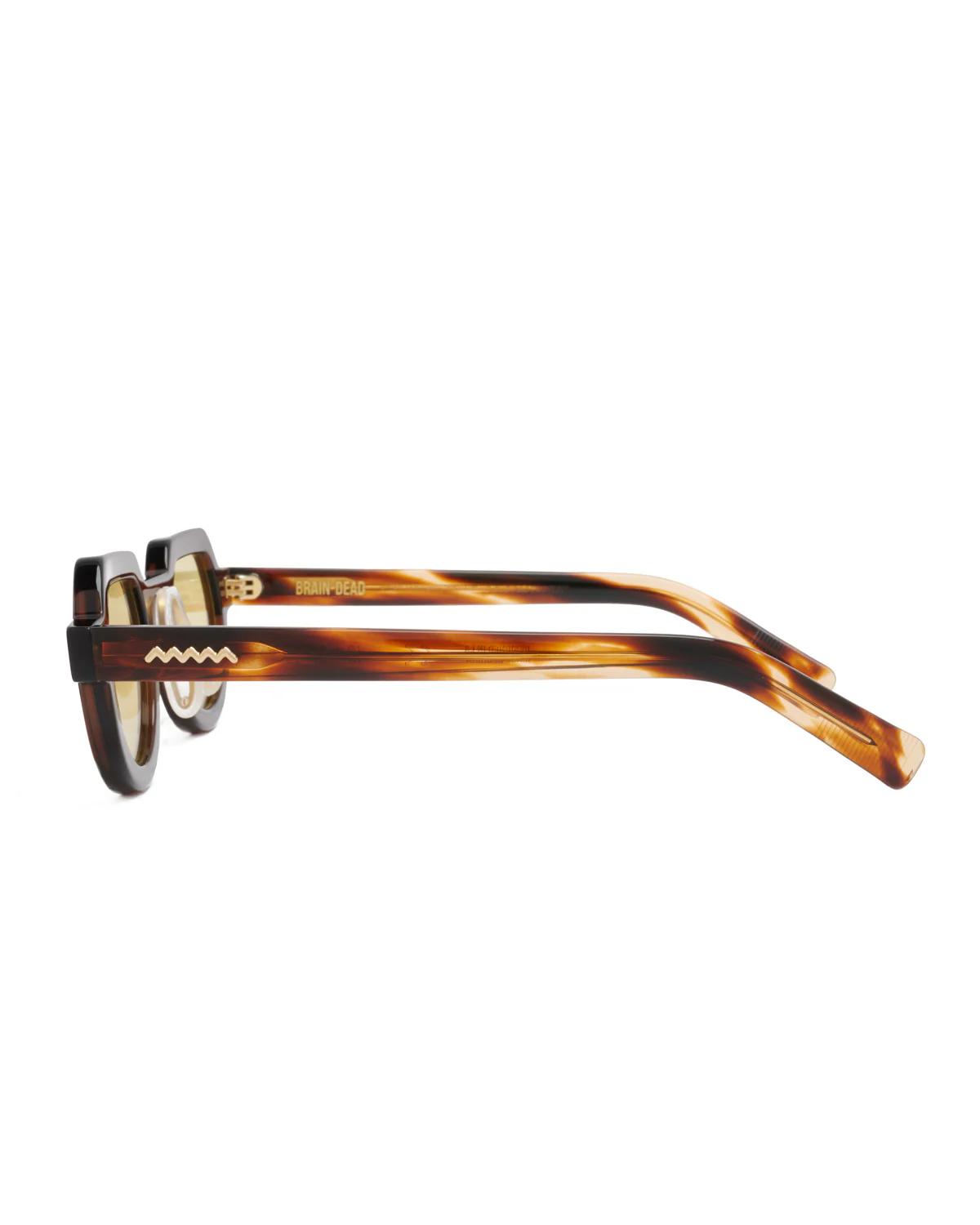 Tani Post Modern Primitive Eye Protection Sunglasses - Havana/Yellow - Image 3