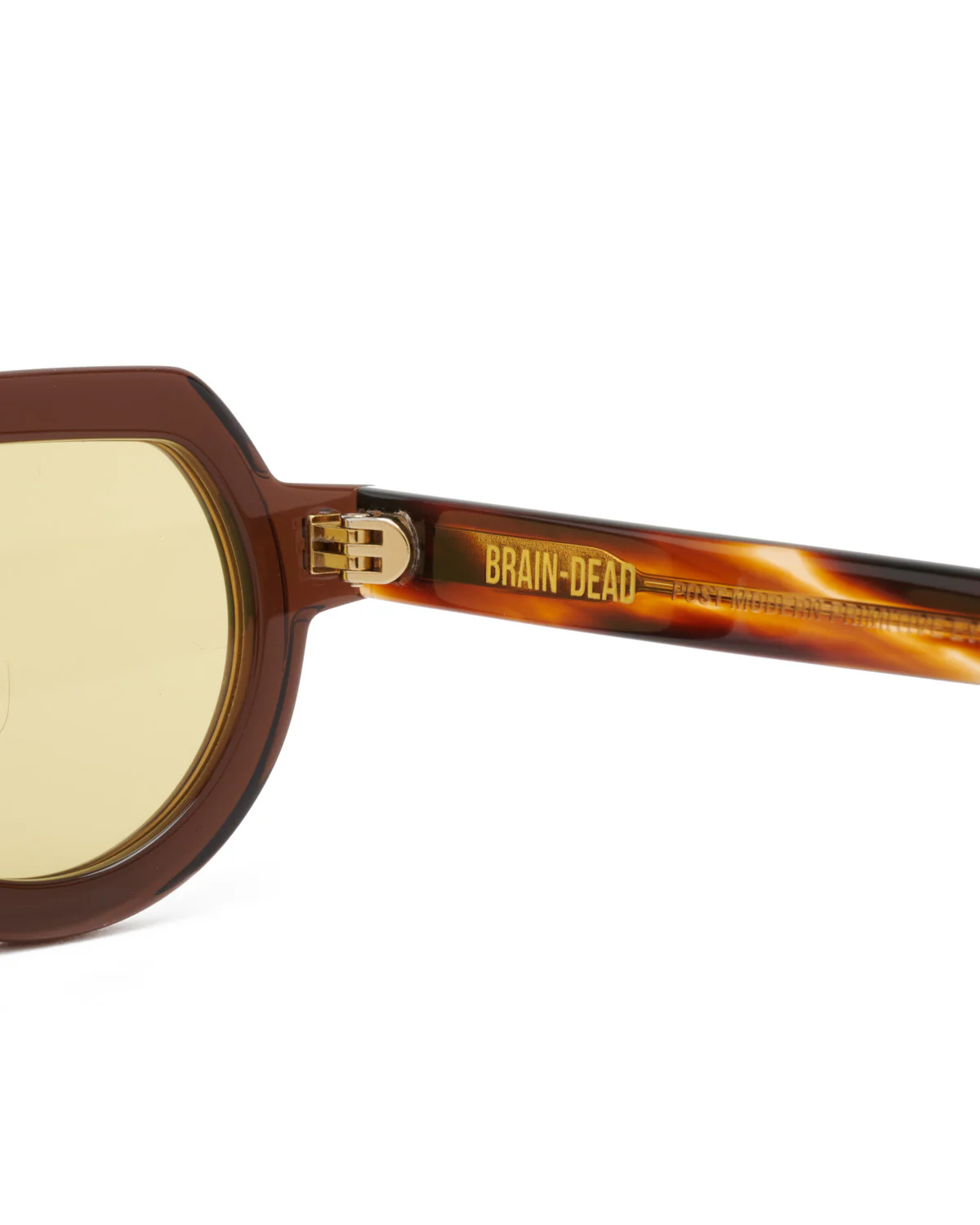 Tani Post Modern Primitive Eye Protection Sunglasses - Havana/Yellow - Image 4