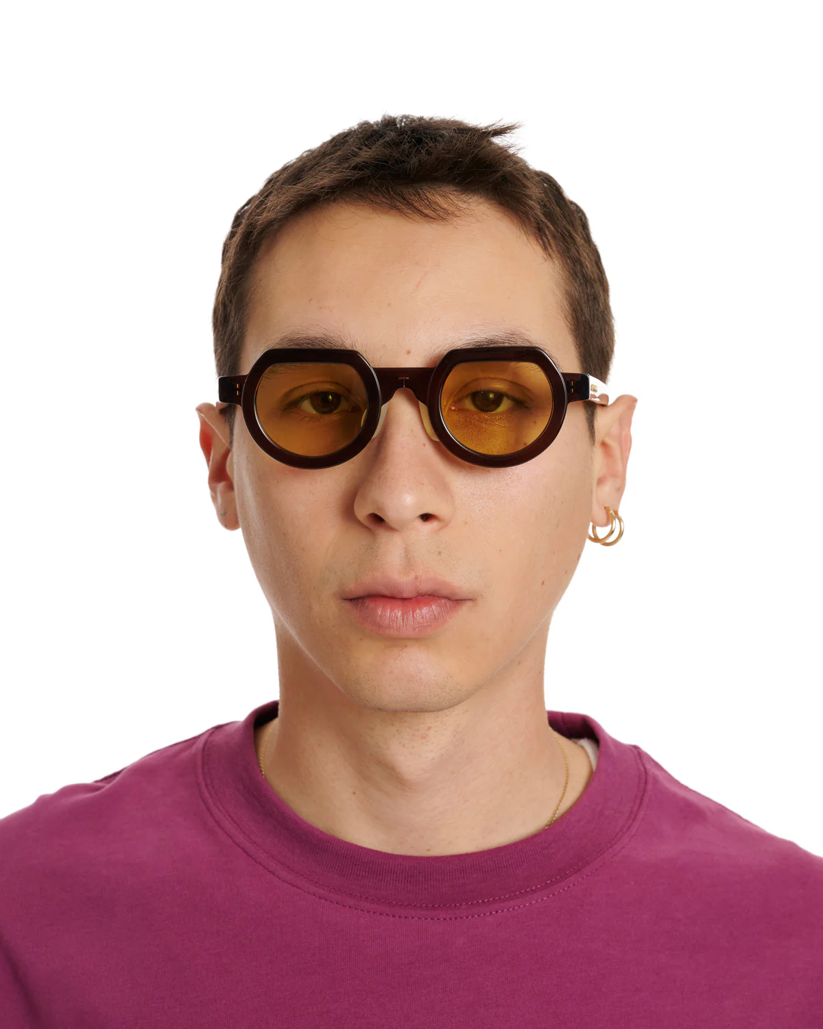 Tani Post Modern Primitive Eye Protection Sunglasses - Havana/Yellow - Image 5