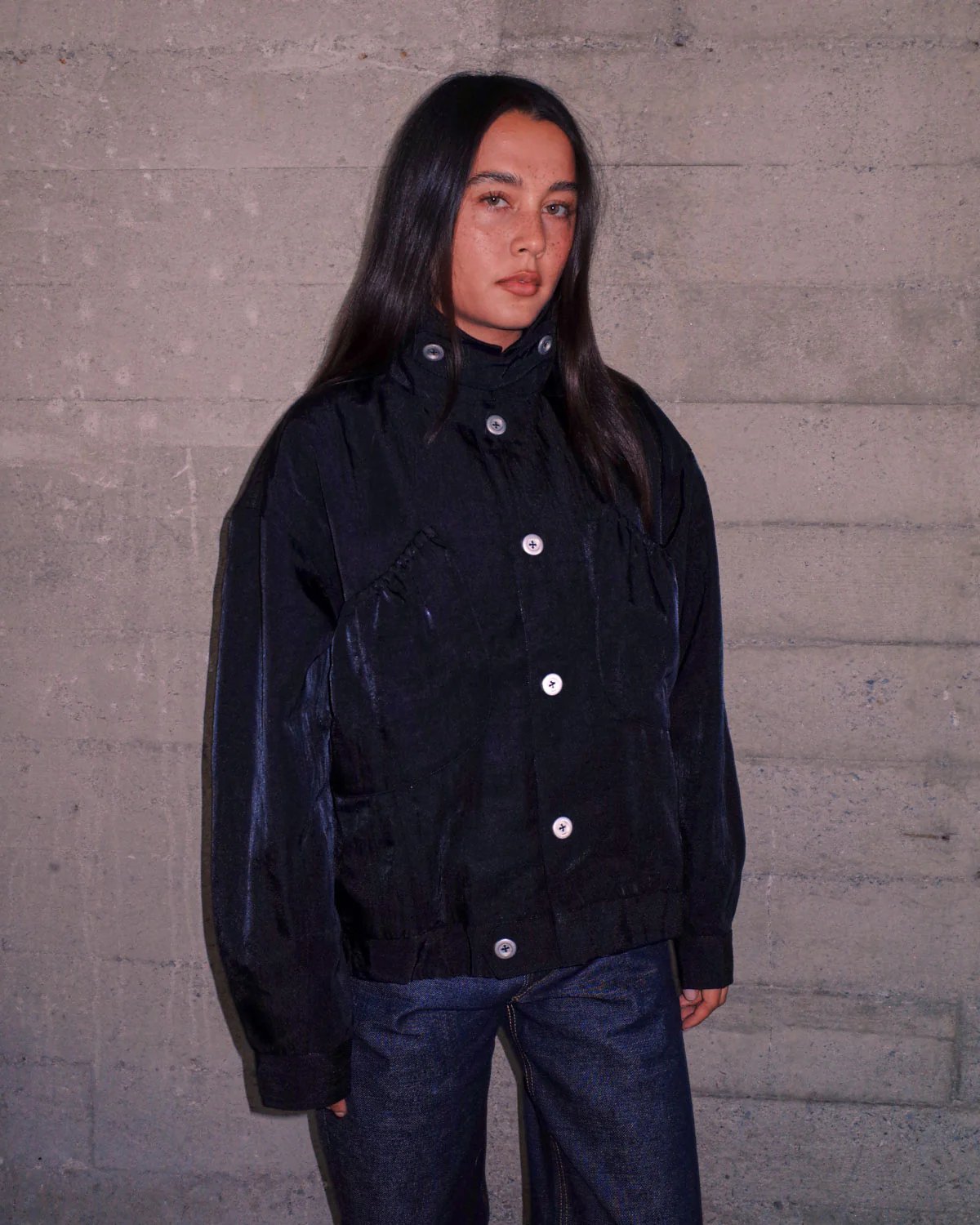 Titan Bomber Jacket - Black - Image 2