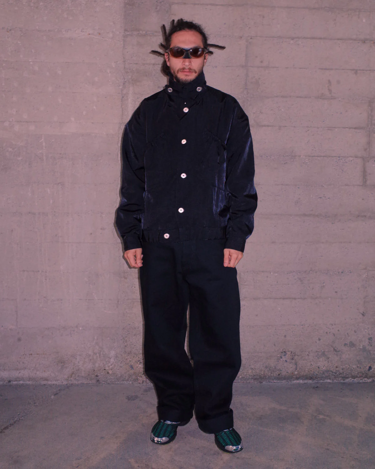 Titan Bomber Jacket - Black - Image 6