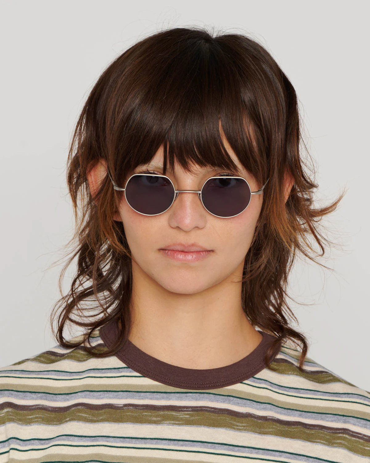 Titanium Tani Post Modern Primitive Eye Protection - Matte Silver - Image 3