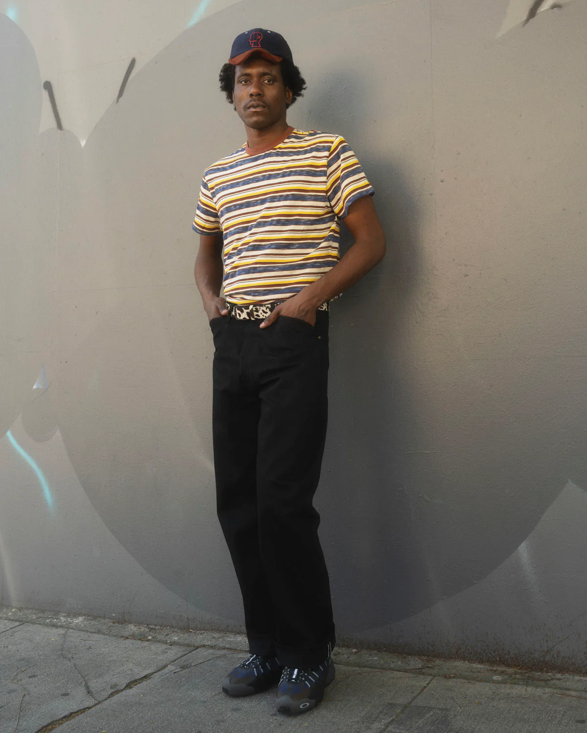 Toni Stripe T-shirt - Yellow Multi - Image 4