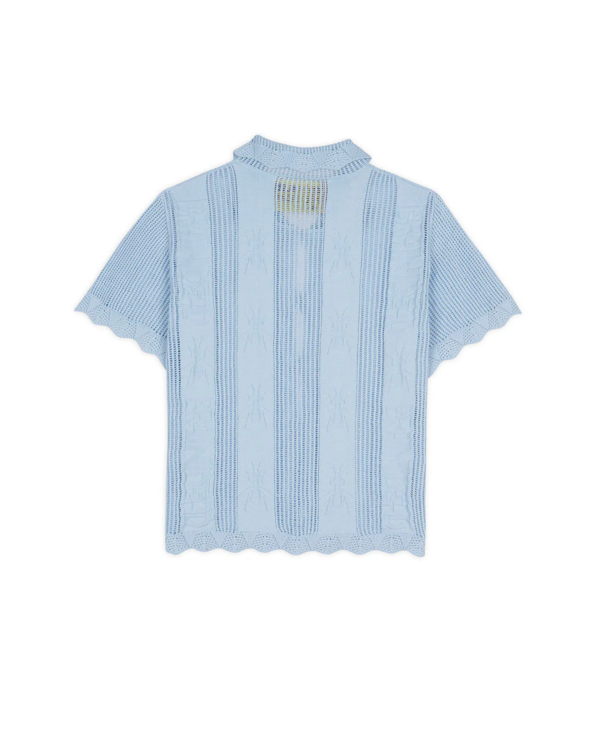 Translucent Doily Top - Light Blue - Image 3