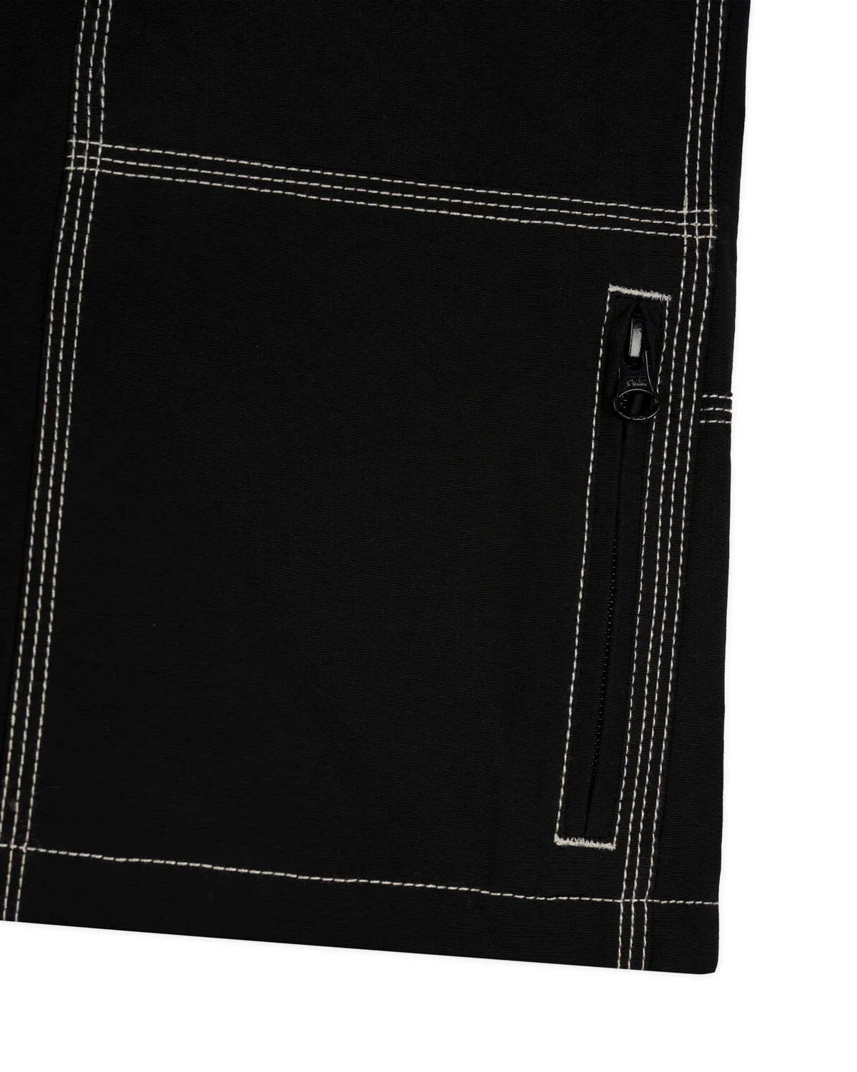 Triple Needle Bishop Short - Black - Image 4