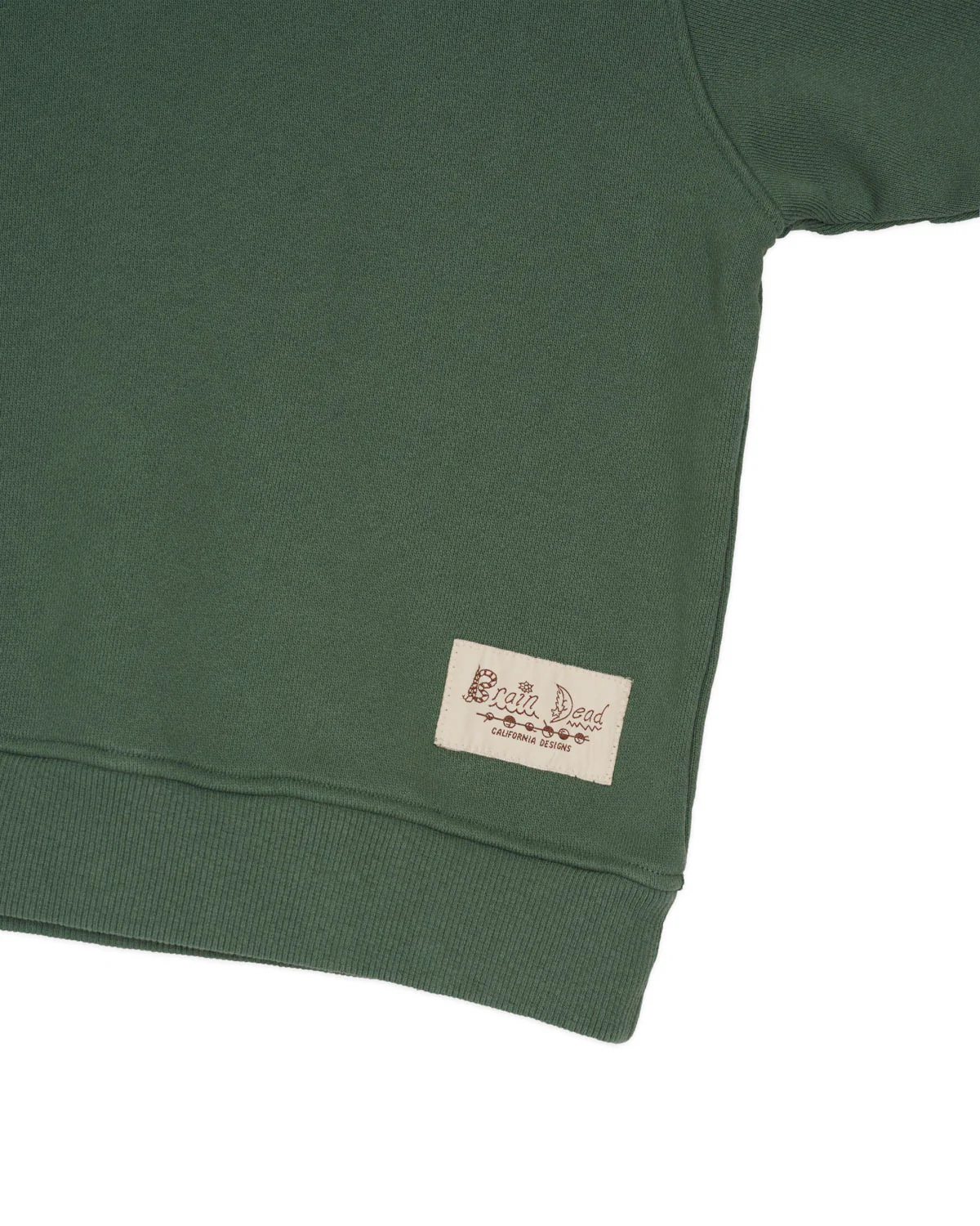 Turtle Neck Sweatshirt - Green - Image 3