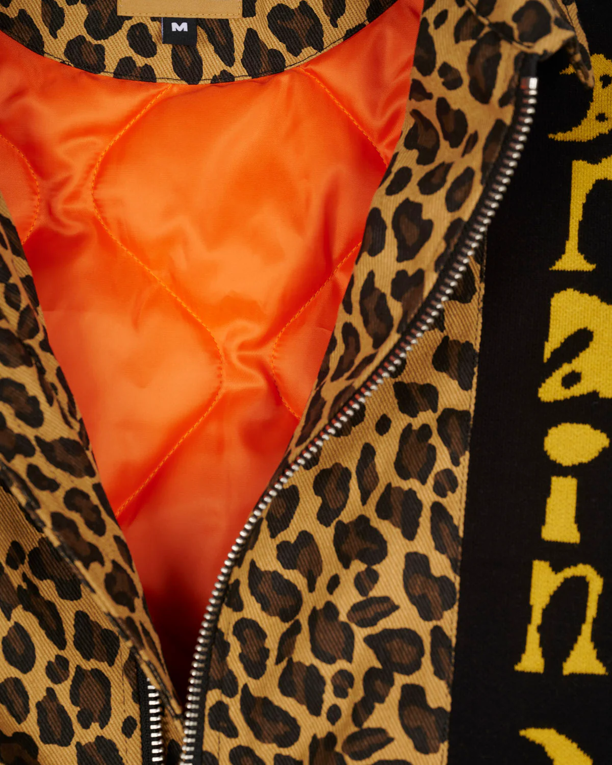 Twill Flight Jacket - Leopard - Image 4