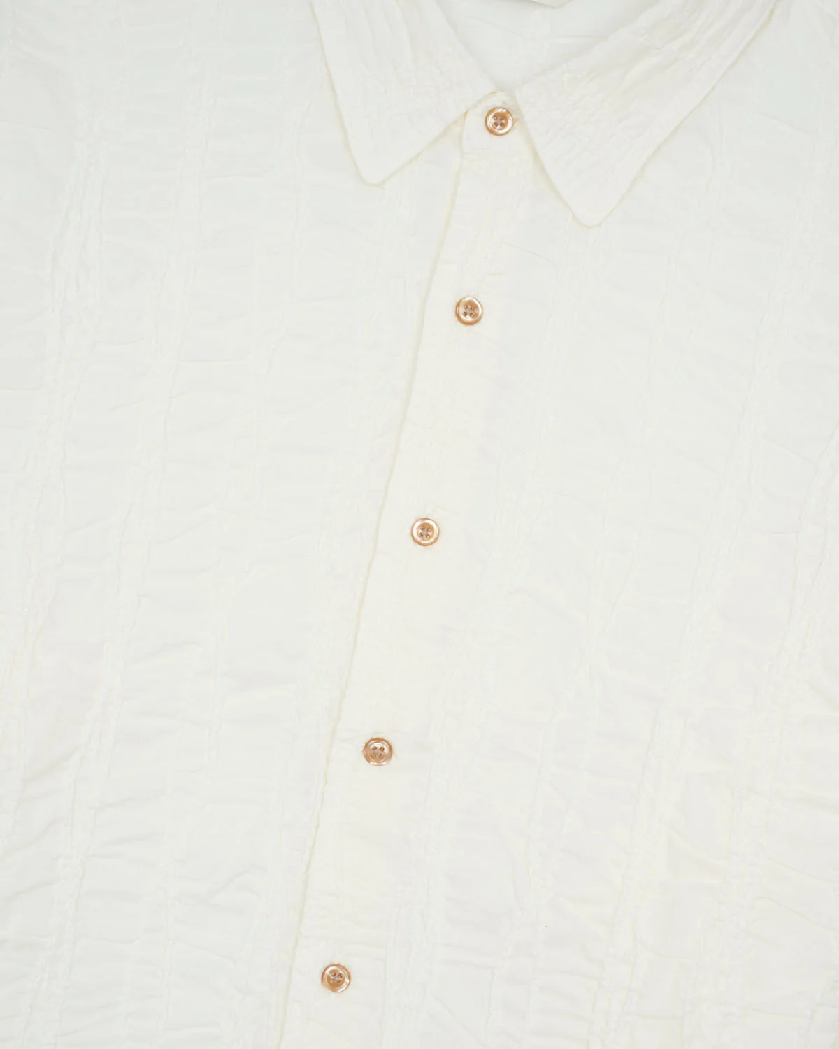 Twisted Piping Shirt - Natural - Image 5
