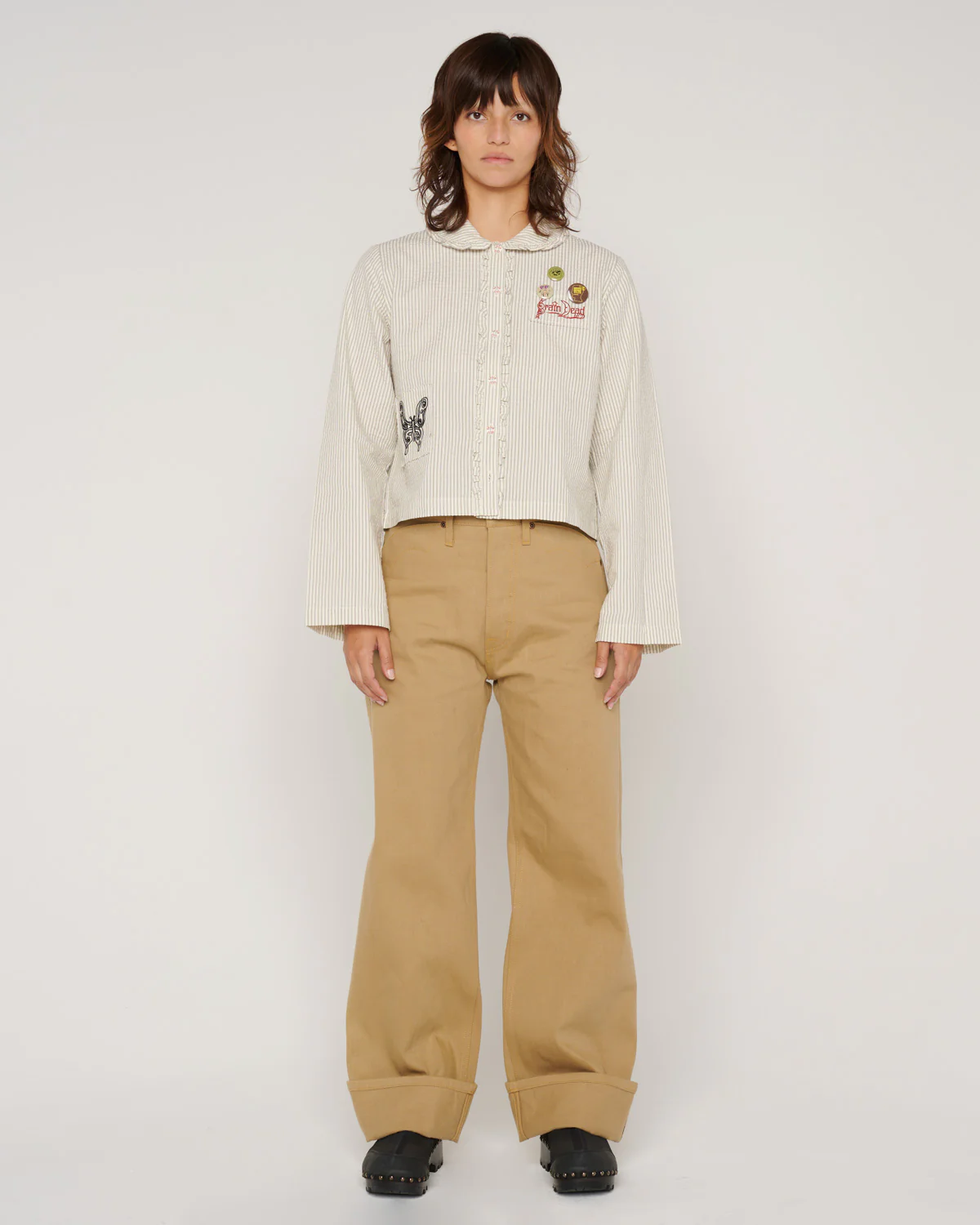 Type 00 13.5oz Selvedge Bull Denim - Tan - Image 4