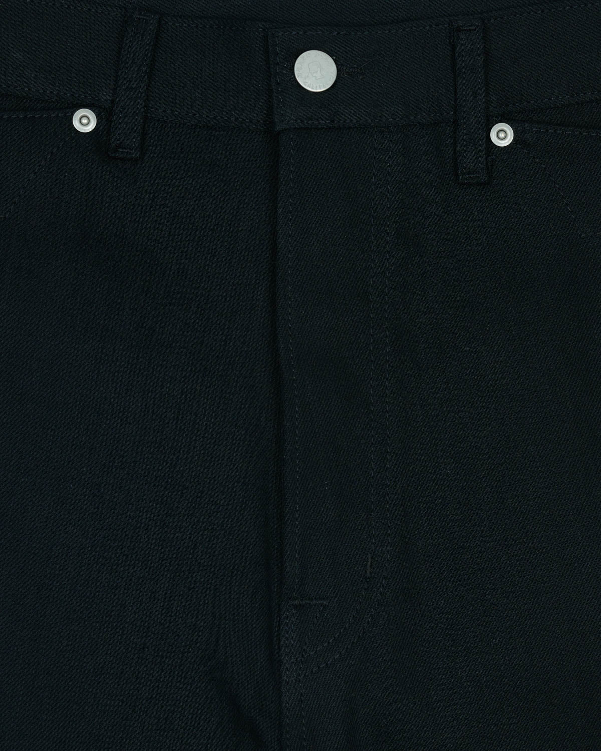 Type 00 14.25oz Selvedge Denim Pant - Solid Black - Image 4