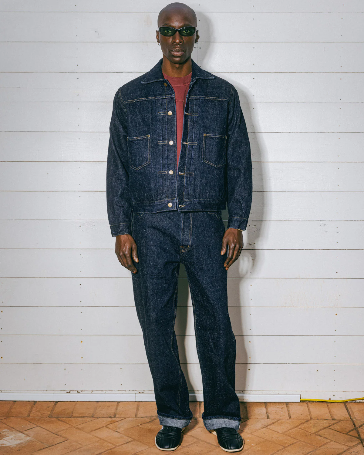 Type 00 15.5oz Selvedge Denim Pant - Rinsed Indigo - Image 2