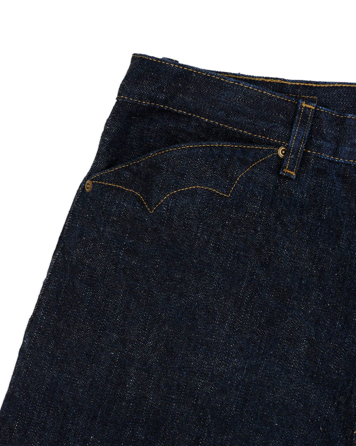 Type 00 15.5oz Selvedge Denim Pant - Rinsed Indigo - Image 5