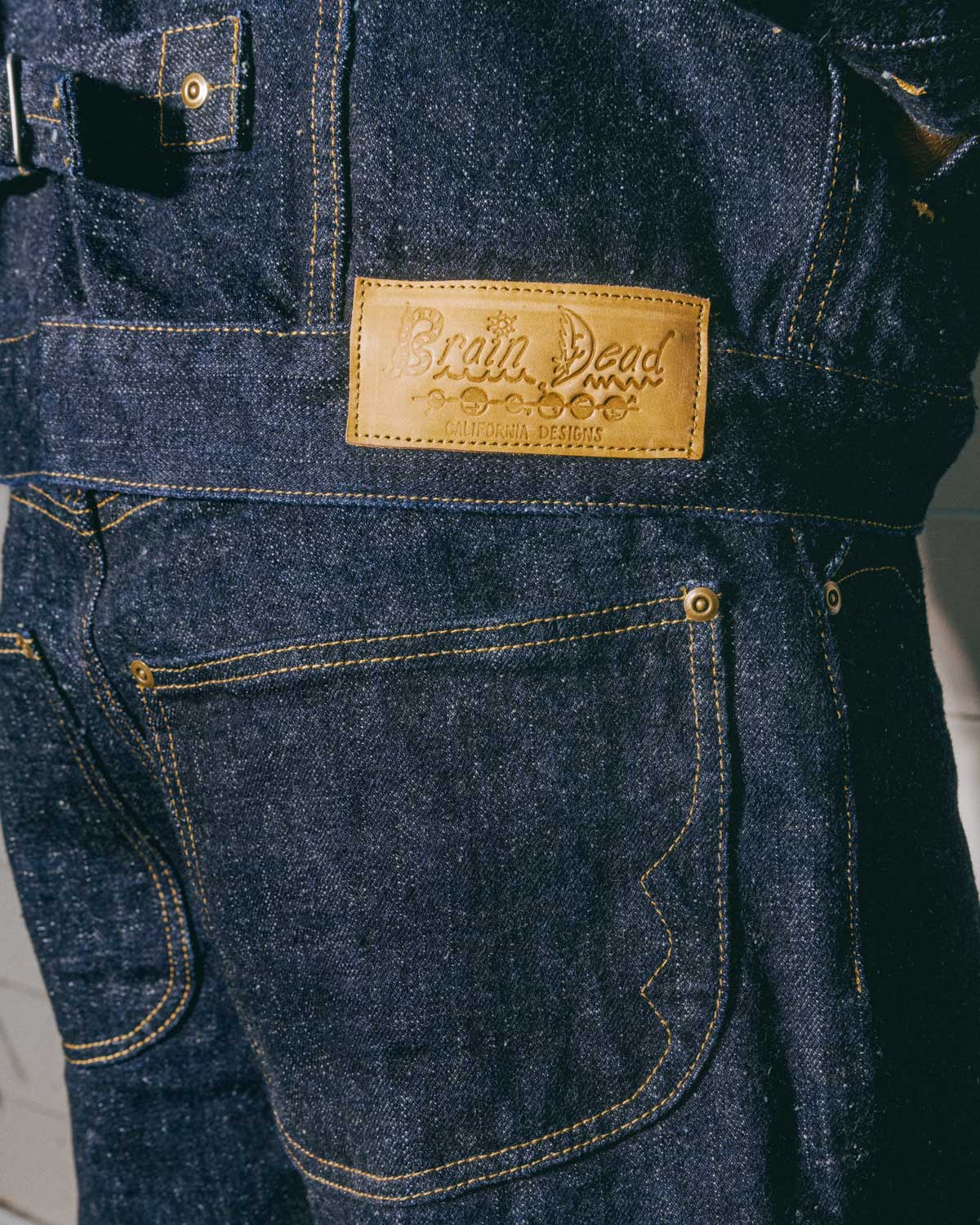 Type 00 15.5oz Selvedge Denim Pant - Rinsed Indigo - Image 8