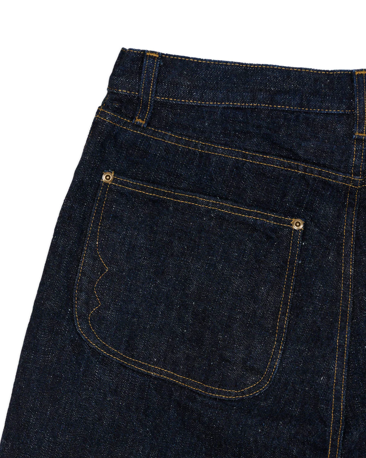 Type 00 15.5oz Selvedge Denim Pant - Rinsed Indigo - Image 9