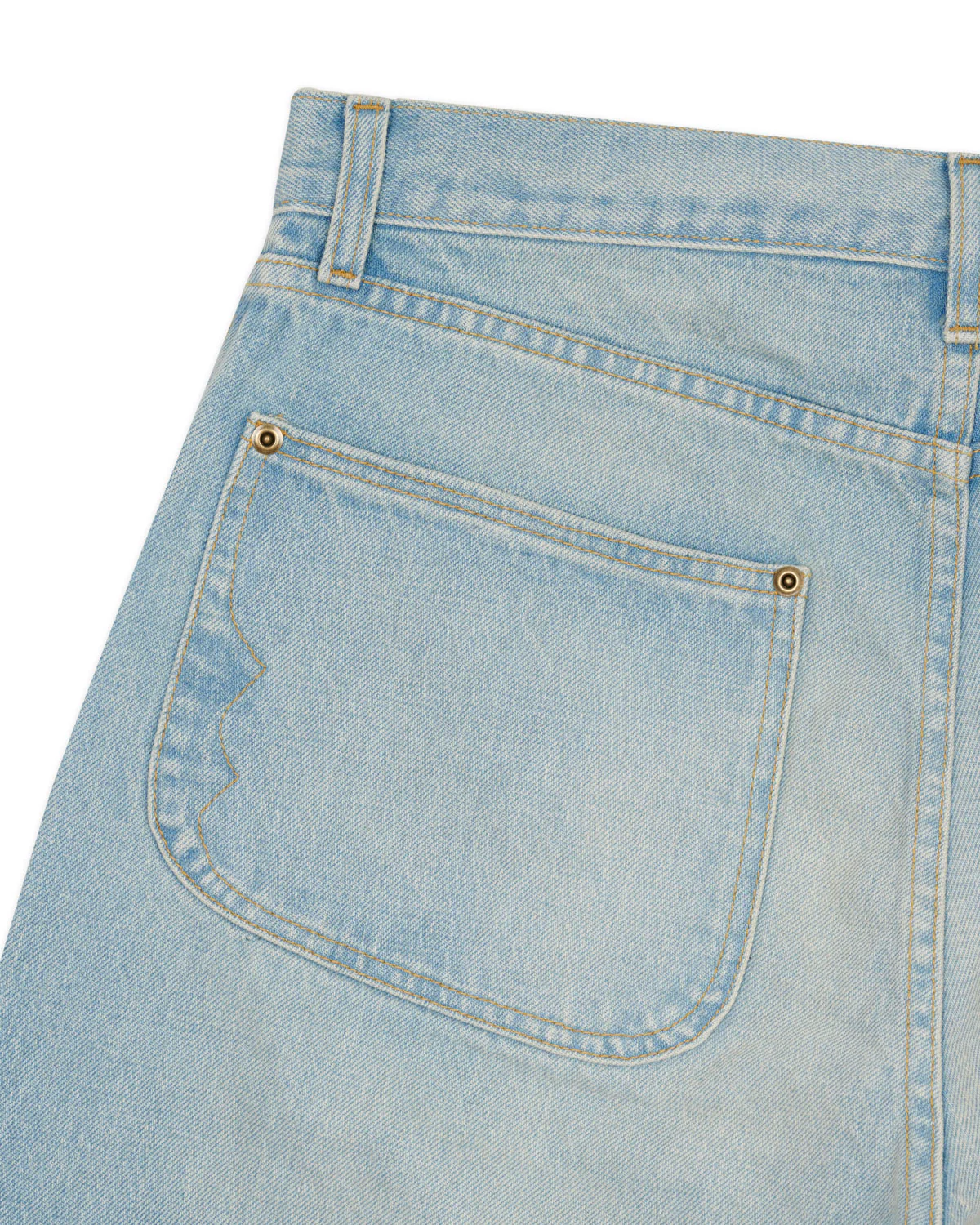 Type 00 15oz Selvedge Denim Pant - Light Washed Indigo - Image 12