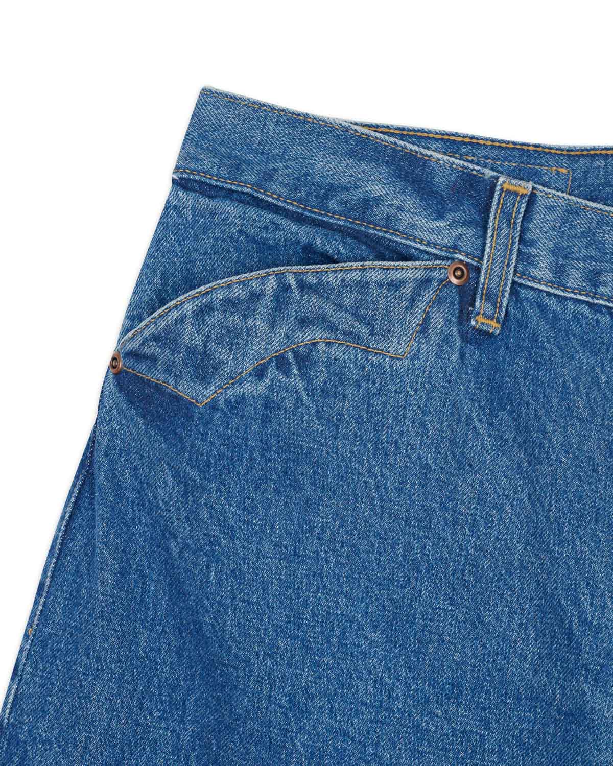Type 00 15oz Selvedge Denim Pant - Stonewash Indigo - Image 3
