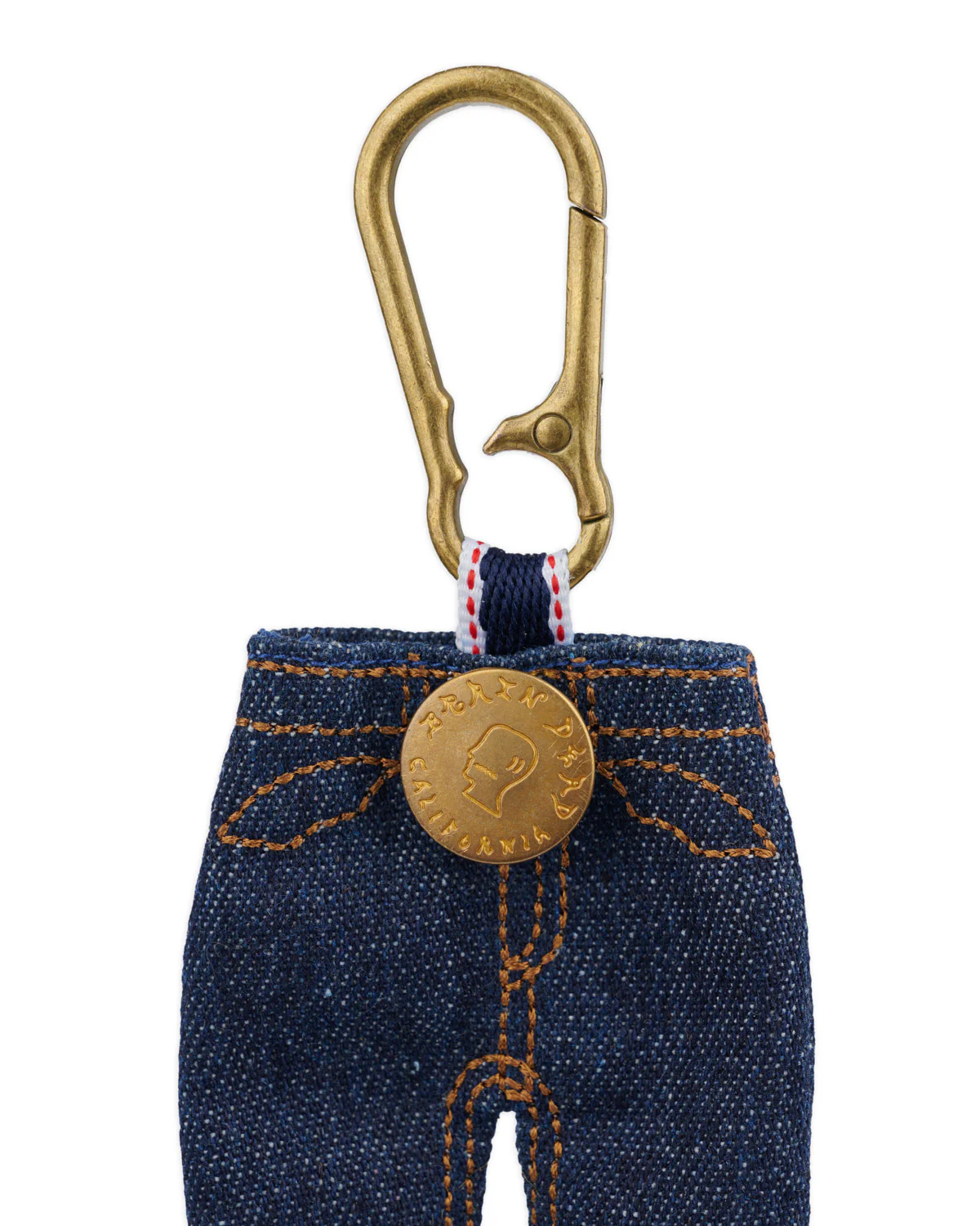 Type 00 Denim Keychain Charm - Indigo - Image 2
