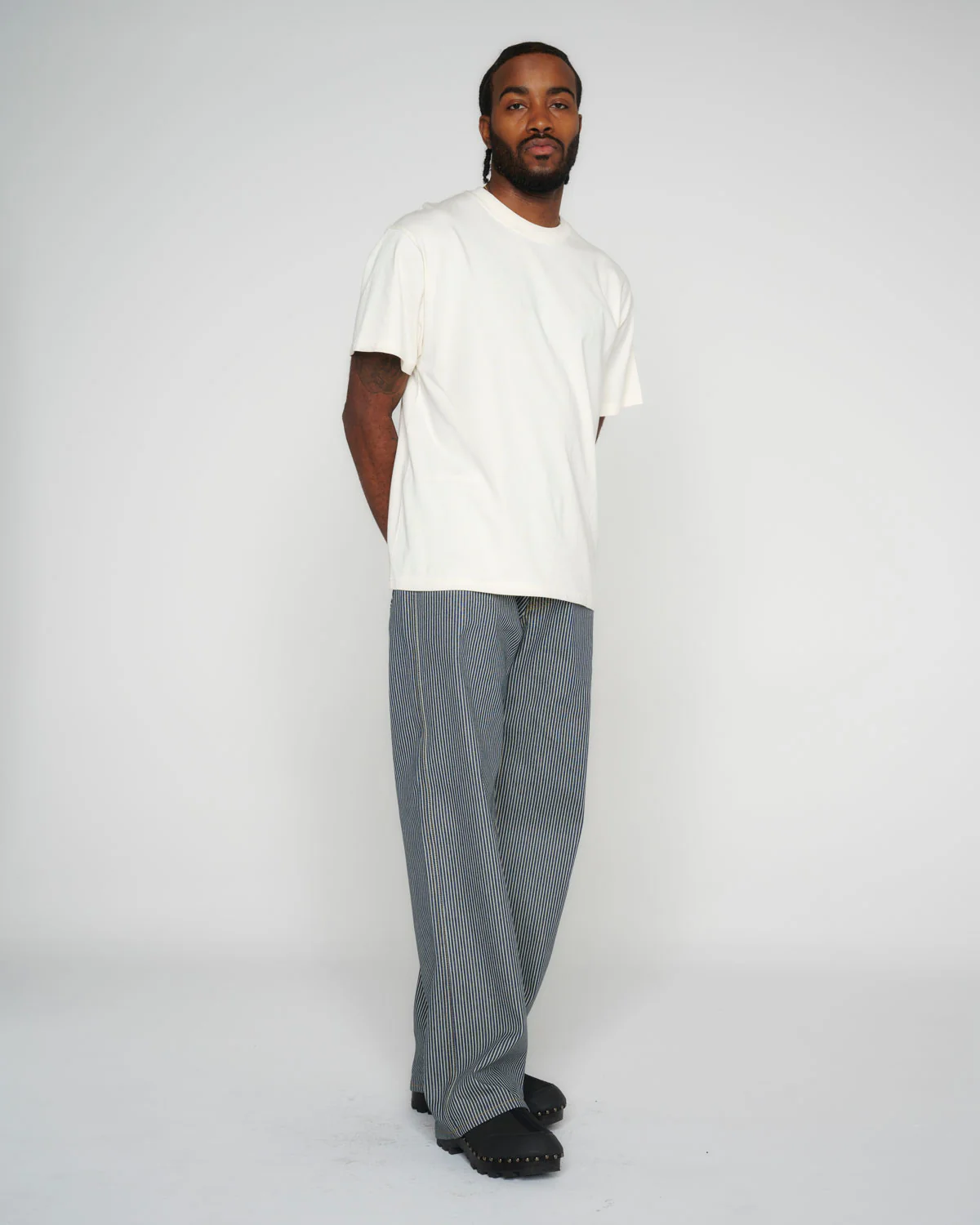Type 00 Denim Pant - Hickory Stripe - Image 3