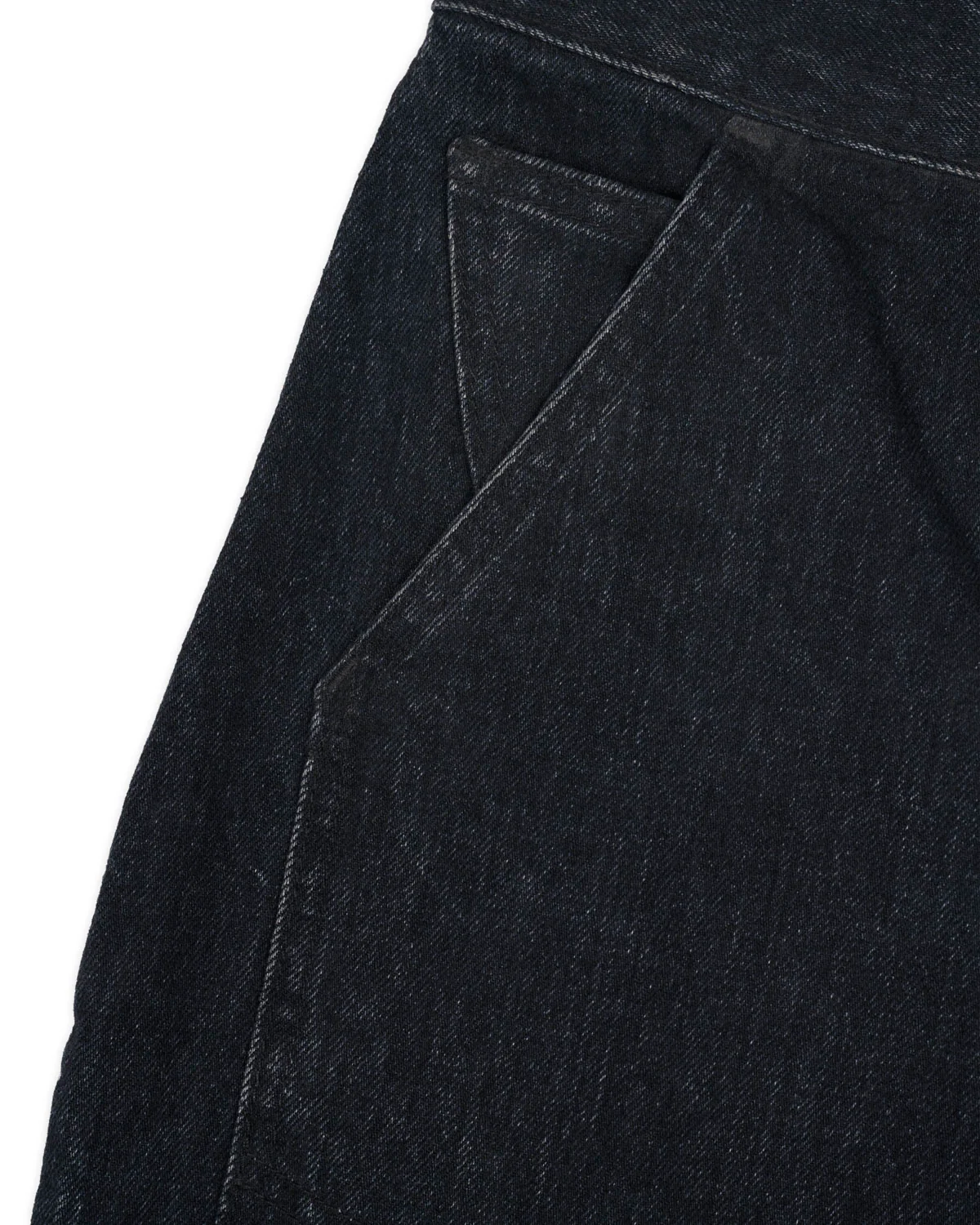 Type 02 13.2oz Selvedge Denim Pant - Washed Black - Image 7