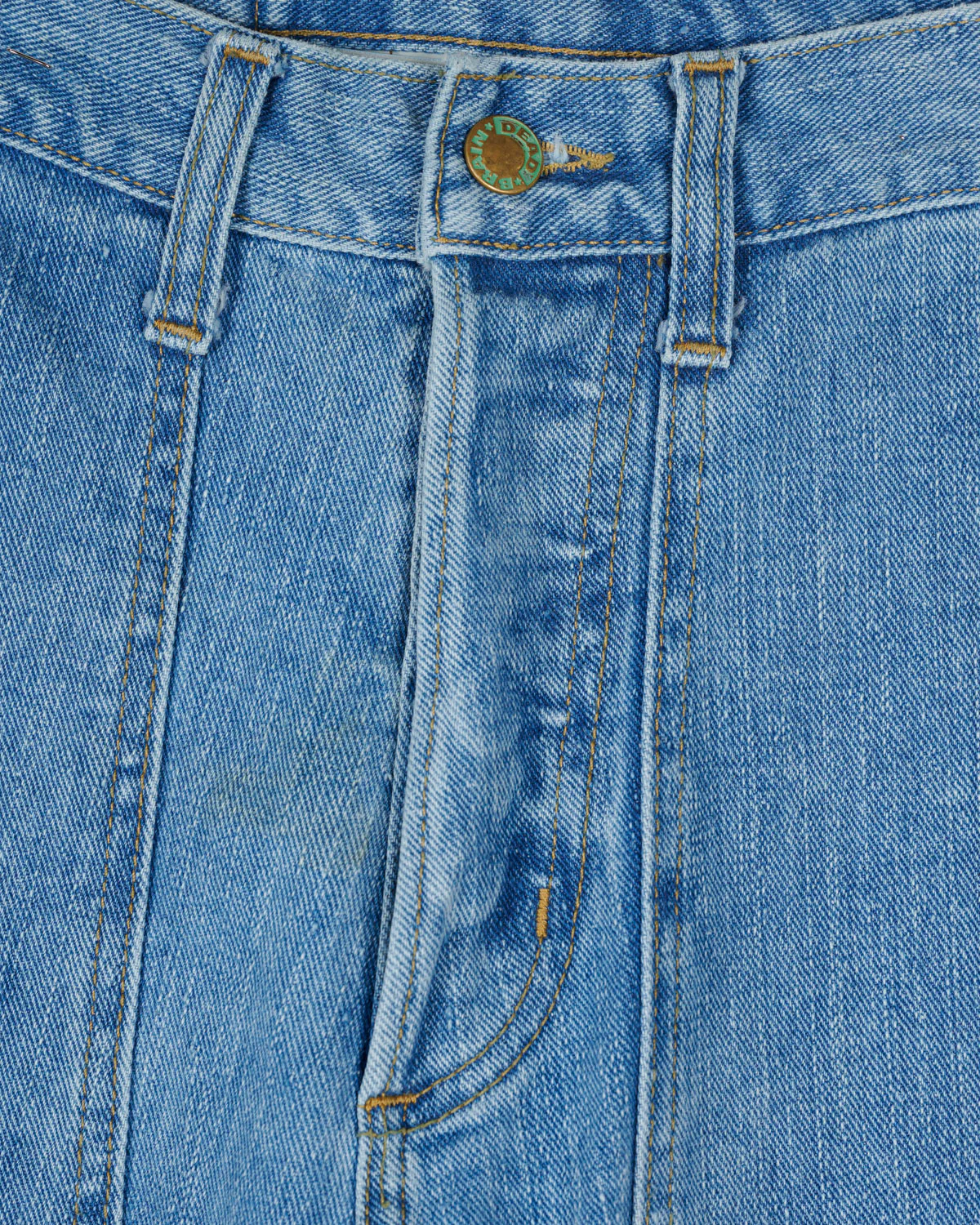 Type 02 14.1oz Selvedge Denim Pant - Washed Indigo - Image 3