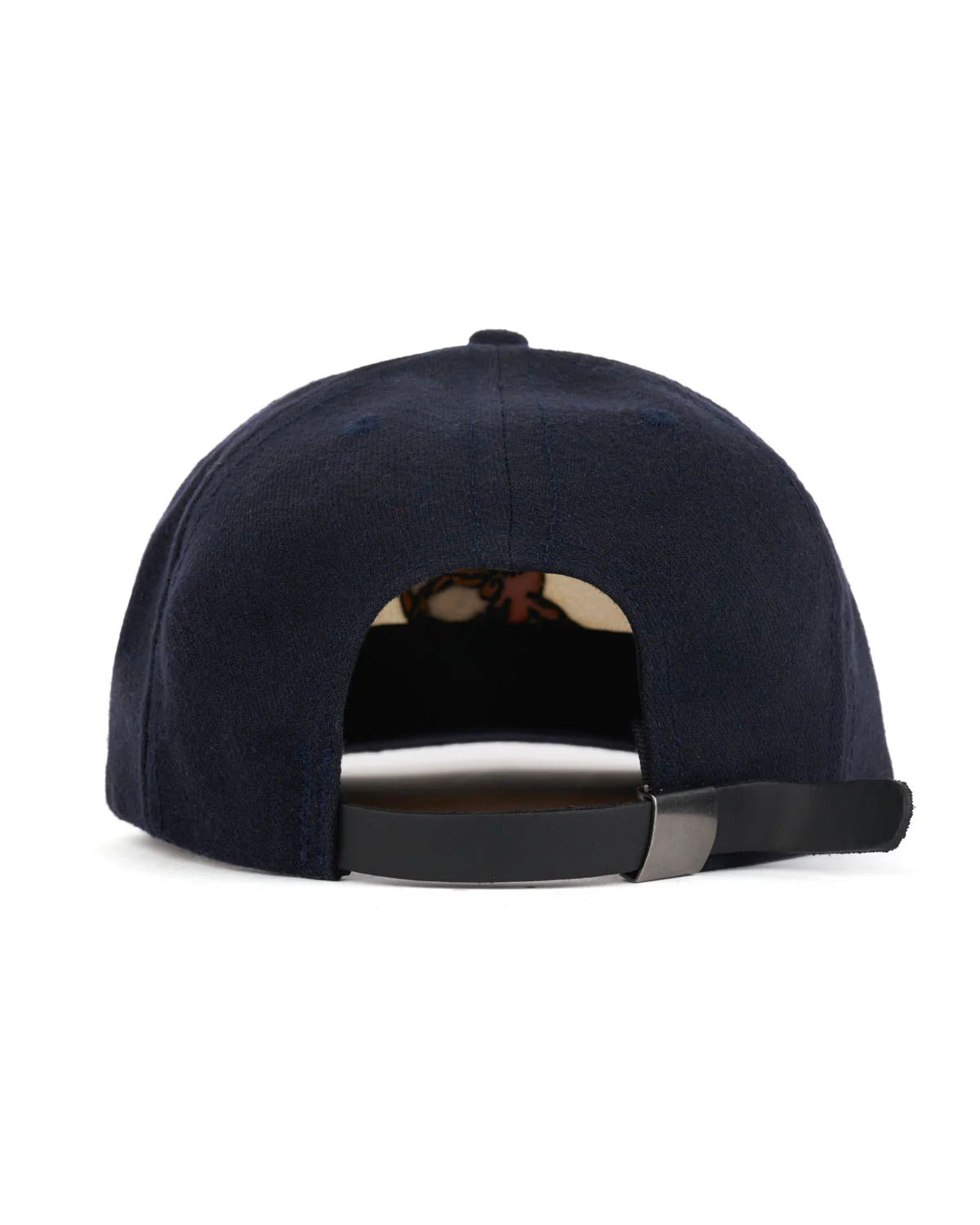Waning Crescent Curved Front 6 Panel Hat - Navy Multi - Image 3