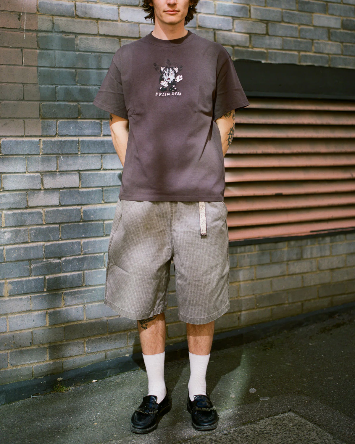 Washed Ripstop Equipment Climber Short - Brown - Image 2