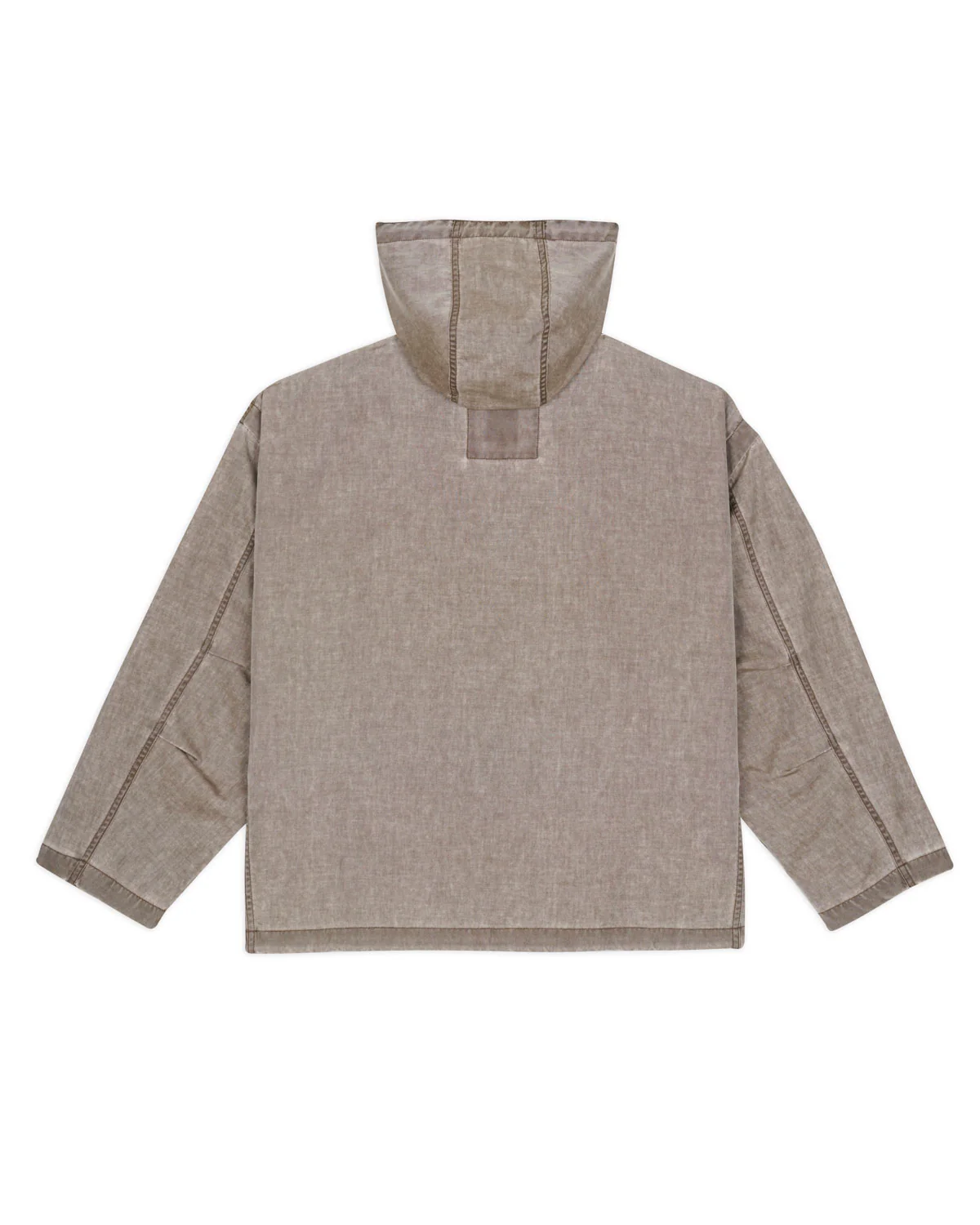 Washed Ripstop Toggle Jacket - Brown - Image 5