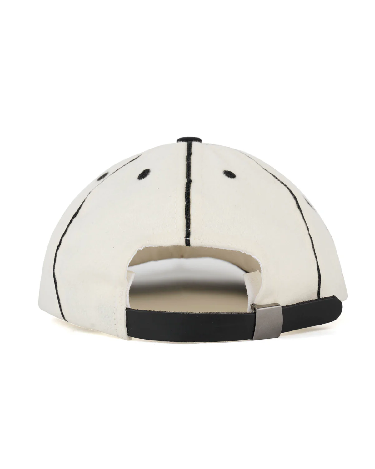Wool Flannel 8 Panel Hat - Natural - Image 2