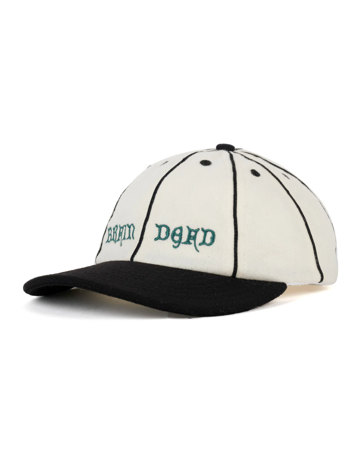 Wool Flannel 8 Panel Hat - Natural - Image 3