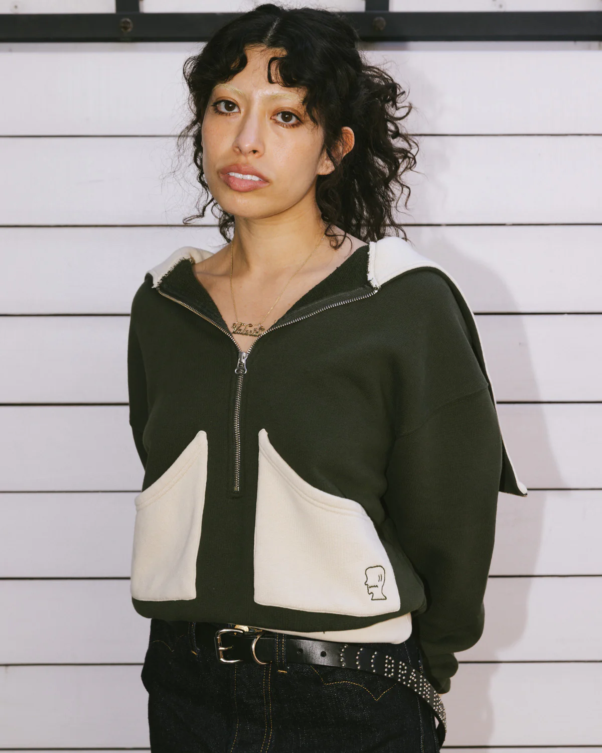 Zip Hoodie - Green - Image 9